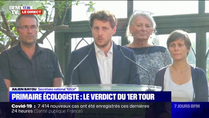 Download Video: Primaire écologiste: Yannick Jadot et Sandrine Rousseau qualifiés pour le second tour