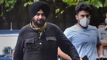 Navjot Singh Sidhu arrived at Marriott Hotel in Chandigarh