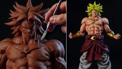 Sculpting BROLY Super Saiyajin | Dragon Ball Z