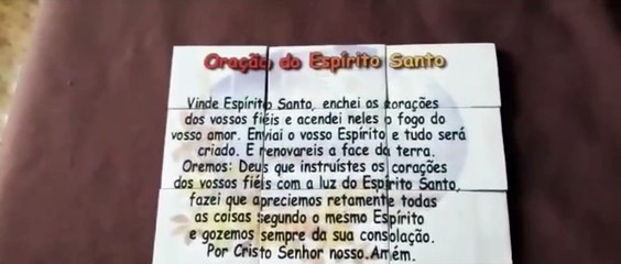 QUEBRA CABEÇA DE ORAÇÕES