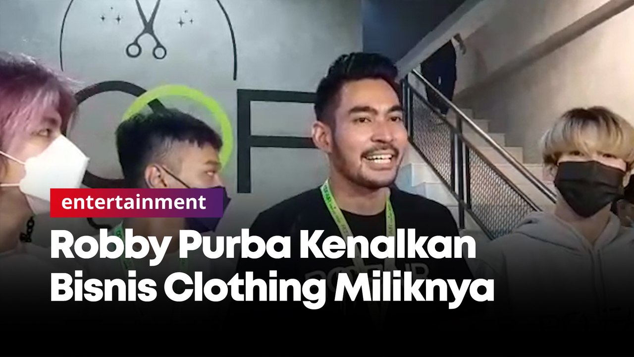 Belajar dari Ivan Gunawan, Robby Purba Kenalkan Bisnis Clothing Miliknya