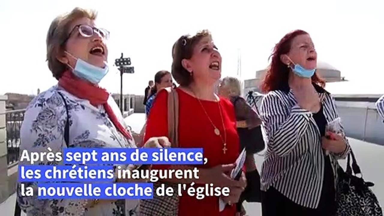 Irak: une église de Mossoul retrouve sa cloche, sept ans après l'EI