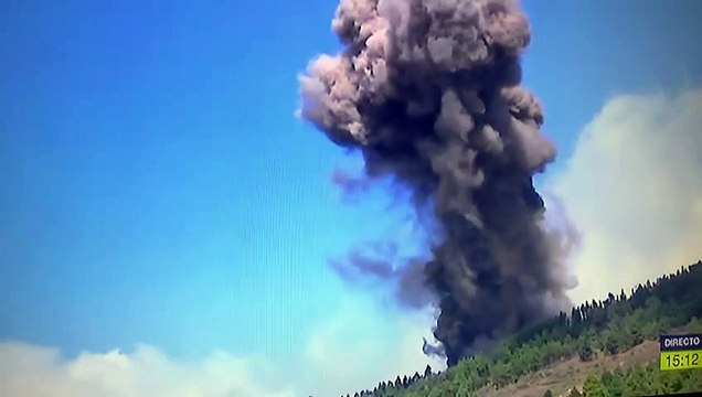 Entra en erupción la Cumbre Vieja de La Palma