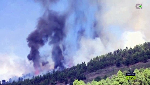 Erupción volcánica en la isla de La Palma