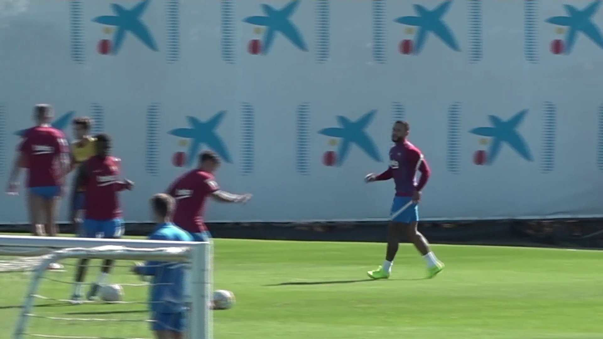 Barcelona training