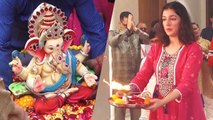 Ganpati Visarjan 2021: Divya Khosla Kumar Bids Emotional Goodbye To Bappa