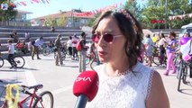 SPOR Süslü Kadınlar Bisiklet Turu Ankara etabı yapıldı