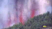 Imágenes de la erupción volcánica en la isla de La Palma