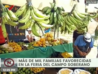Entérate | Más de mil familias son beneficiadas con la Feria del Campo Soberano en el Edo. Bolívar