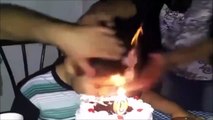 Il se souviendra longtemps de son anniversaire... C'était le feu