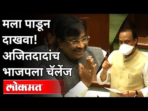 मला पाडून दाखवाच! अजित पवारांच भाजपला चॅलेंज | Ajit Pawar Challenge to BJP | Winter Session 2020