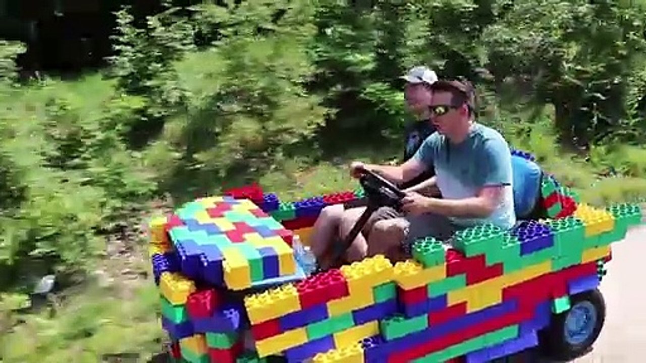 Car Vs 1000 Nails!