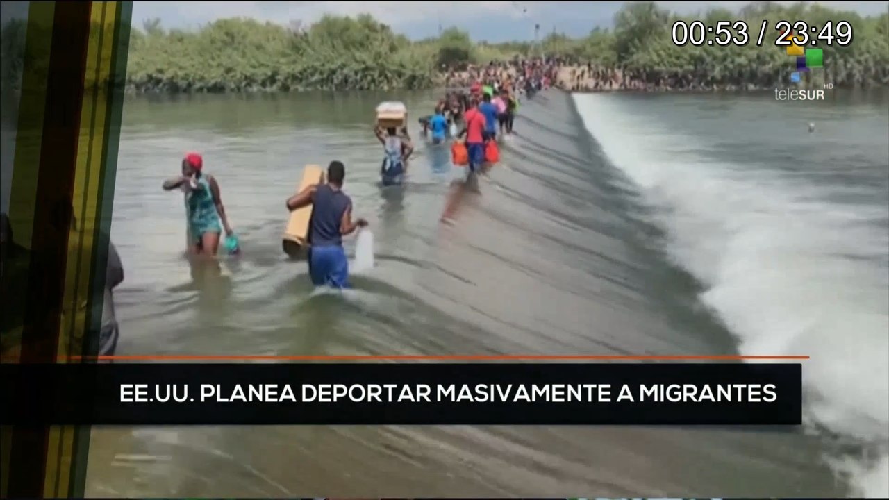 teleSUR Noticias 14:30 19-09: EE.UU. planea deportación masiva de migrantes Haitianos