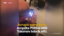 Bakan Soylu, Ampute Milli Futbol Takımı oyuncularıyla görüştü