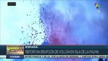 Volcán de Cumbre Vieja en isla de España entra en erupción