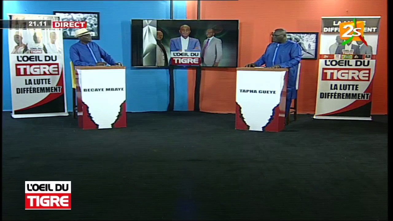 SUIVEZ L’ŒIL DU TIGRE AVEC BECAYE, TAPHA GUEYE ET MBAYE FALL | DIMANCHE 19 SEPTEMBRE 2021