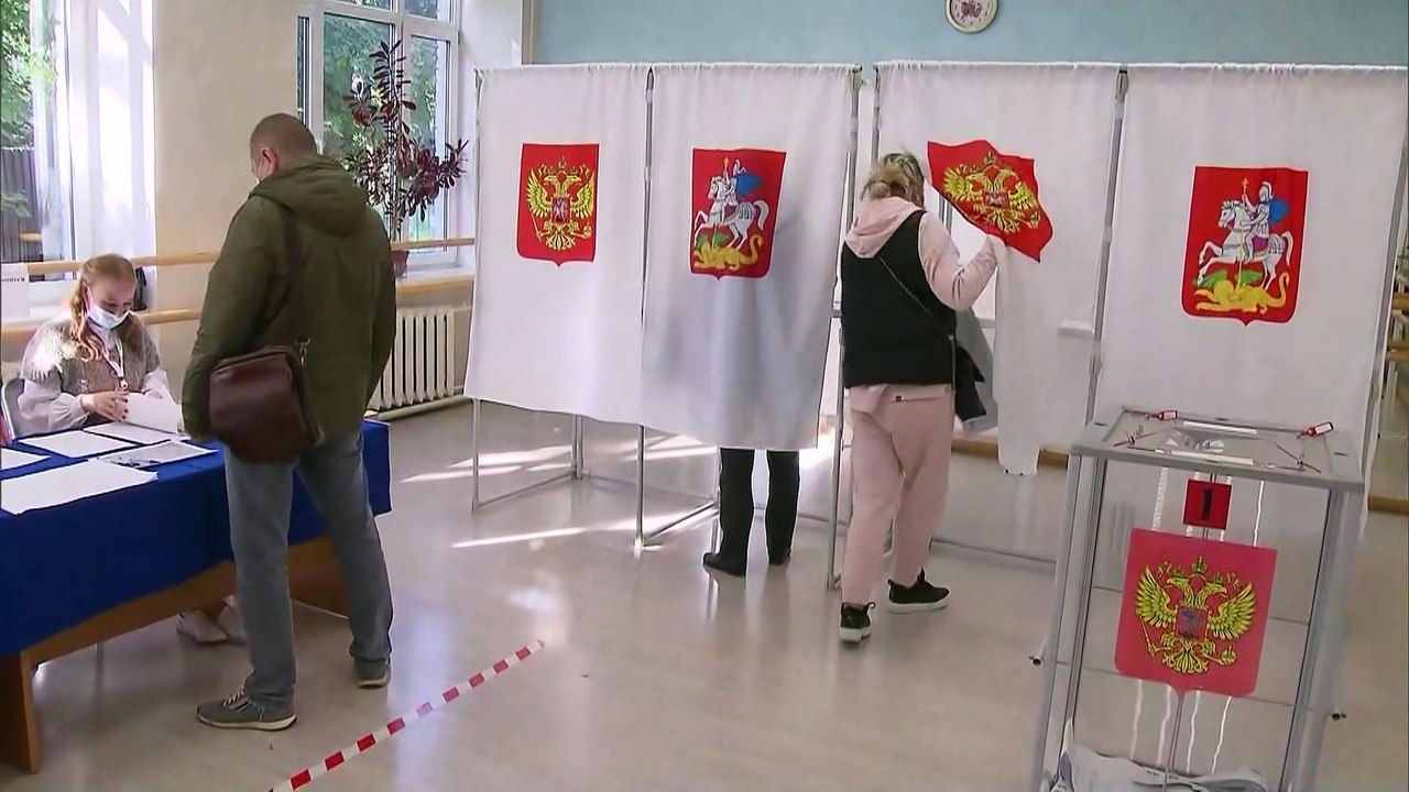 "Единая Россия" получает на выборах в Думу 45,2...