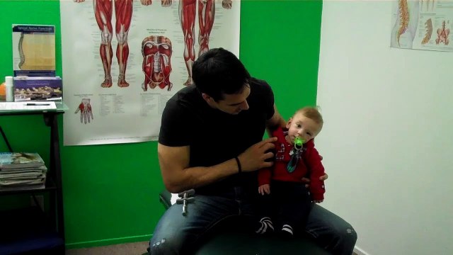 Dr. Jason Worrall-Chiropractic Adjustment on Infant with Facial Palsy