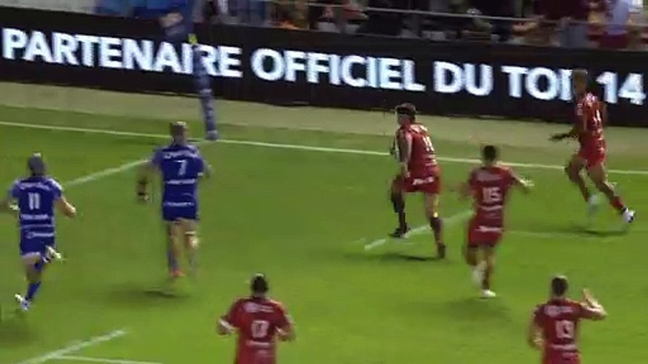 TOP 14 - Essai de Mike SOSENE-FEAGAI (RCT) - RC Toulon - Stade Français - J03 - Saison 2021/2022