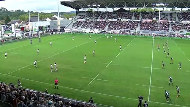 TOP 14 - Essai de Aminiasi TUIMABA (SP) - CA Brive - Section Paloise - J03 - Saison 2021/2022