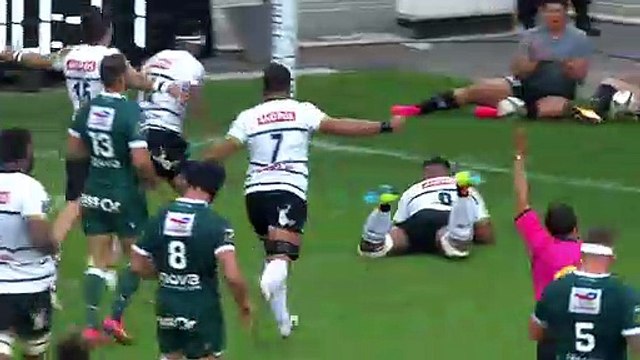 TOP 14 - Essai de So'otala FA'ASO'O (CAB) - CA Brive - Section Paloise - J03 - Saison 2021/2022