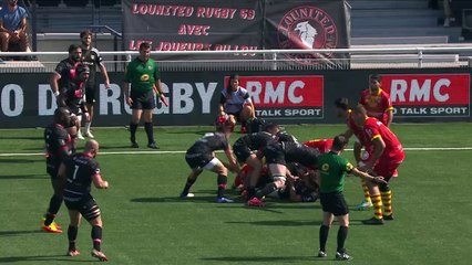 TOP 14 - Essai de Demba BAMBA (LOU) - LOU Rugby - USA Perpignan - J03 - Saison 2021/2022