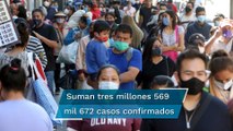 México reporta 4 mil 983 nuevos casos de Covid-19 en 24 horas y 200 decesos