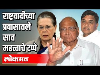 पक्षाच्या वाटचालीतल्या काही उल्लेखनीय घटना | Sharad Pawar | Sonia Gandhi | RR Pati