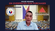 House hearing on overpriced DOH purchases