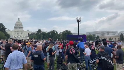 ‘Justice for J6’ Rally outside Capitol Building in DC