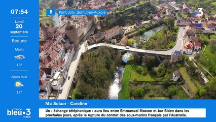 20/09/2021 - Le 6/9 de France Bleu Bourgogne en vidéo
