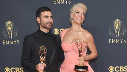 Download Video: Brett Goldstein & Hannah Waddingham - Emmys Backstage