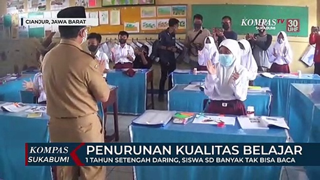 1 Tahun Setengah Daring, Siswa SD Banyak Tak Bisa Baca