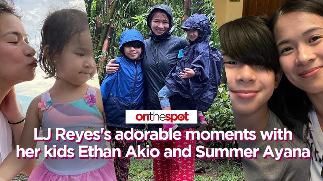 On the Spot: LJ Reyes's adorable moments with her kids Ethan Akio and Summer Ayana