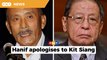 Ex-IGP apologises, retracts statement made against Kit Siang over ‘dividing’ country comment