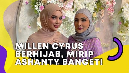 Millen Cyrus Berhijab di Pengajian Aurel Hermansyah, Mirip Ashanty Banget!