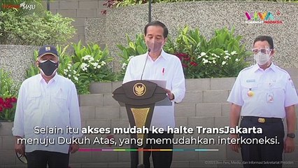 Jokowi Resmikan Rusun Mewah di Pusat Jakarta