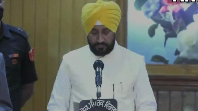 Channi sworn in as CM, OP Soni,Sukhjinder Randhawa as Deputy