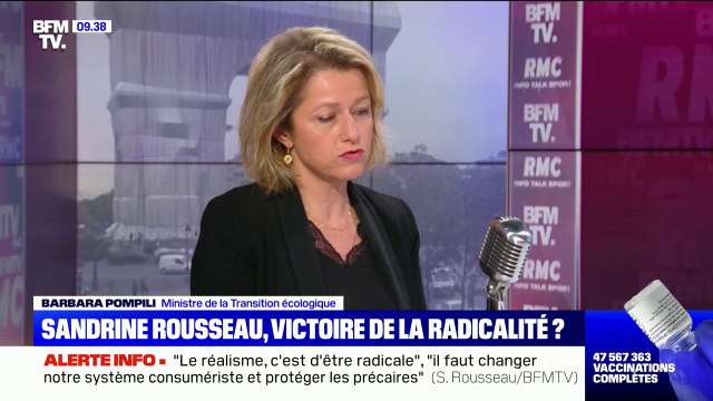Ce que fait Barbara Pompili est dangereux : Sandrine Rousseau répond Barbara Pompili qui lui reproche de manque de réalisme