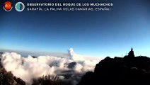 La erupción del volcán de La Palma, en un time-lapse del Observatorio del Roque de los Muchachos