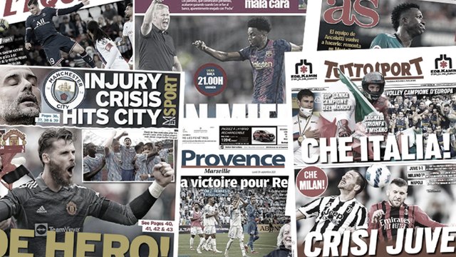 La presse madrilène s'enflamme pour le duo Benzema-Vinicius, le héros David De Gea met fin à une incroyable série avec Manchester United