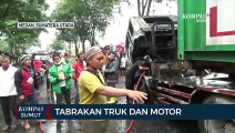 Truk dan Motor di Medan Alami Kebakaran Usai Terlibat Tabrakan