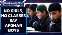 Afghan boys skip school to show solidarity with female students | Oneindia News