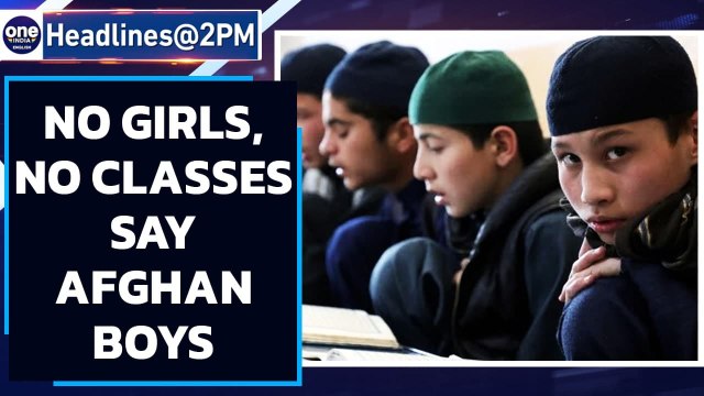 Afghan boys skip school to show solidarity with female students | Oneindia News