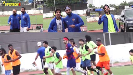 #RanbirKapoor, #AbhimanyuDassani, #ShabirAhluwalia & Other Celebs Were Spotted Playing Football