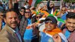 Indian supporters from Manchester Old Trafford stadium