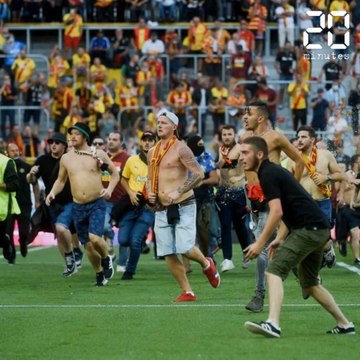 RC Lnes-Losc: Images exclusives des échauffourées entre supporters