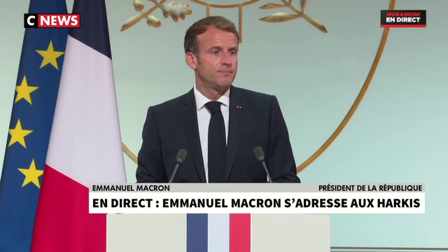 Emmanuel Macron : «l’histoire des Harkis est une déchirure»