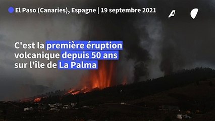 Espagne: un volcan entre en éruption aux Canaries