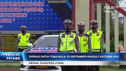 Kapolda Sumut Pimpin Apel Gelar Pasukan Operasi Patuh Toba
